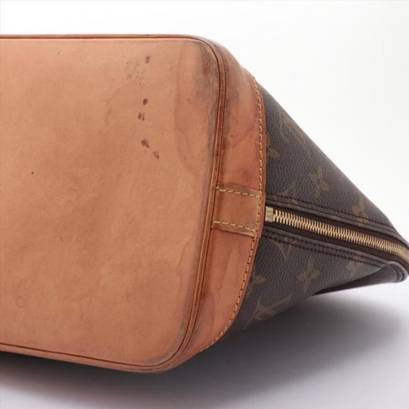 Louis Vuitton Alma Pm Brown Monogram Canvas Tote - Picture 8 of 9